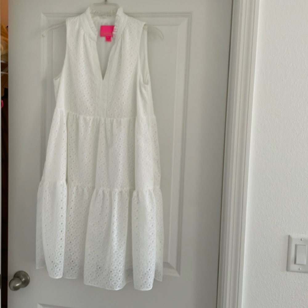 Lilly Pulitzer Novella Swing Dress in white